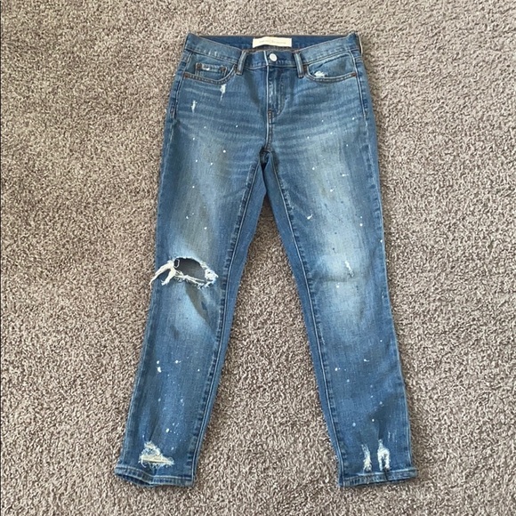 Gap Splatter Paint Jeans, Size 24 - Picture 1 of 4